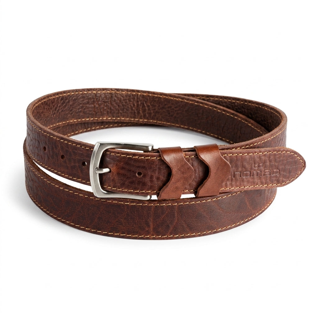 Cintura in Cuoio Artigianale Siena Classica - Nomad Handicraft